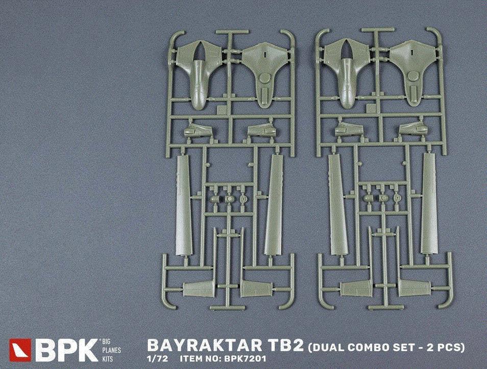 Big Planes Kits BPK7230 1/72 Scale Bayraktar TB2 Dual Combo Set
