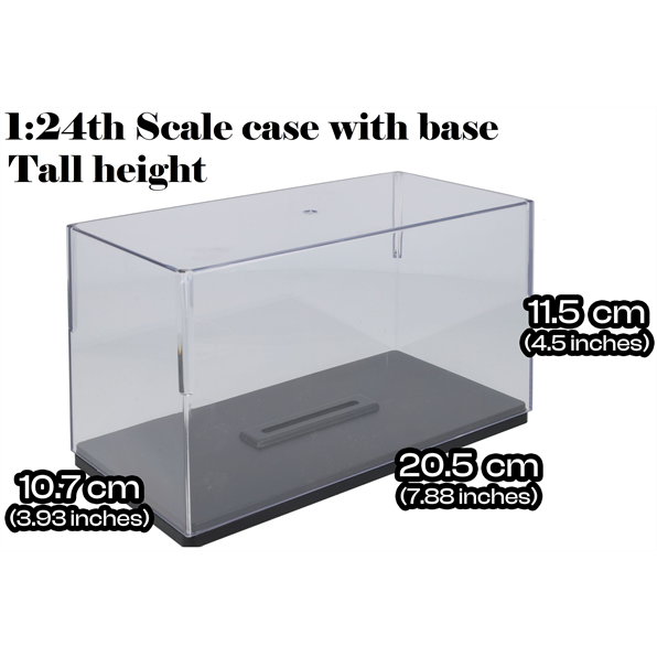 Atlas Editions 1:24 Scale Display Lid 1:24 (11cmW x21cmL x11.5cmH) With base - Tall height