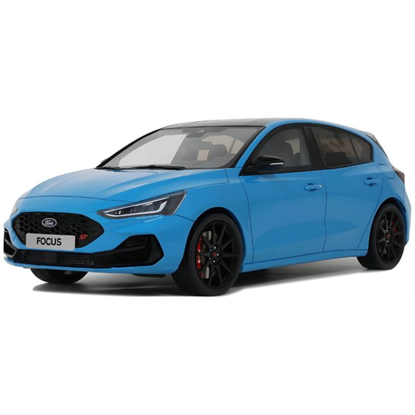 OTTO 1:18 Scale Ford Focus ST Edition Azure Blue 2024