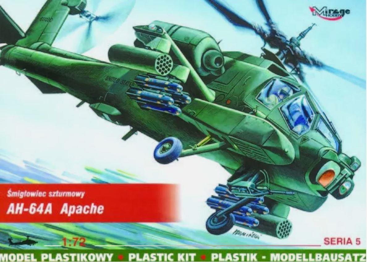 Mirage Hobby 72051 1/72 Scale McDonnell Douglas AH-64 A Apache