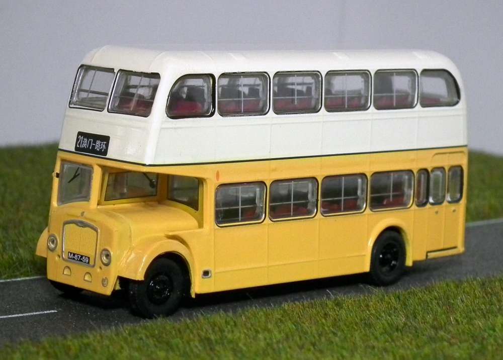 Britbus 1:76 Scale Bristol Lodekka LD Macau #21 (Cream/Yellow