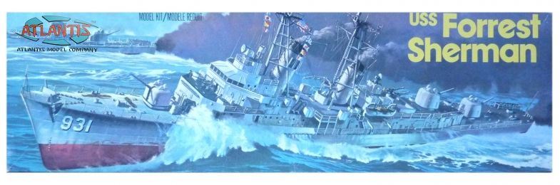 Atlantis kits 1:319 Scale USS Forrest Sherman Destroyer