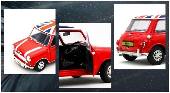 Tiny Toys 1:18th Scale Mini Cooper Red Union Jack Roof