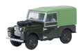 Oxford Diecast 76LAN188024 1/76 Scale Bronze Green Land Rover Series I 88 Canvas