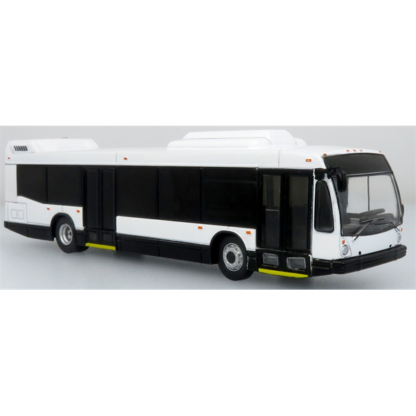 Iconic Replicas 1:87 Scale Nova Bus LFSD Transit Bus Blank White