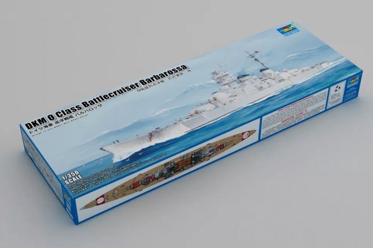 Trumpeter 05370 1/35  Scale DKM O CLASS BATTLECRUISER BARBAROSSA Plastic Model Kit