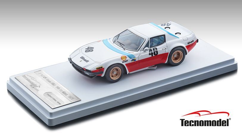 Tecnomodels� 1:43 Scale Ferrari GTB/4 Michelotti Team NART #46 24h Le Mans 1975 Carlo Facetti