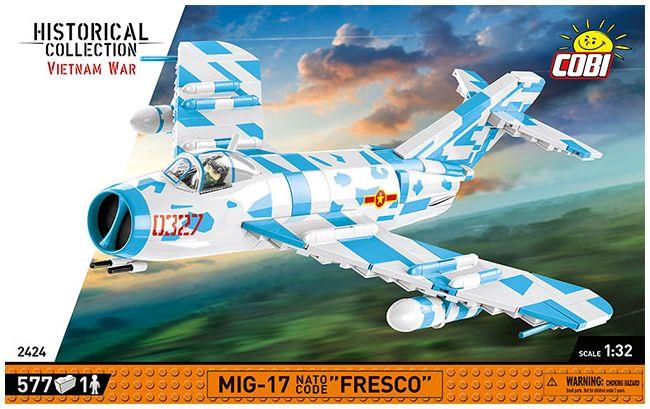Cobi N/A Scale MIG-17 NATO Code F Vietnam War (577 pcs)