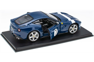 Atlas Editions 1:24 Scale Ferrari F12 Berlinetta Blue #7-inspired by 1961 250GT - Supercar Collection Gift 1:24