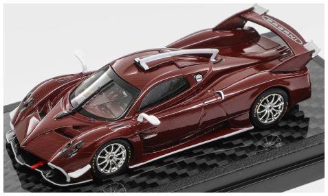 LCD  1:64th Scale Pagani Huayra R Carbon Red