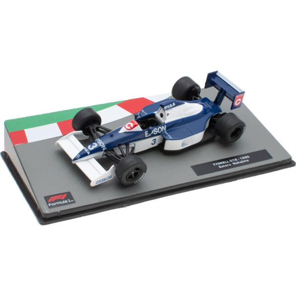 Atlas Editions 1:43 Scale Tyrrell 018 - Satoru Nakajima - 1990 F1 Collection
