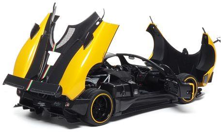 Almost Real 1:18th Scale Pagani Zonda Cinque Roadster 2009 Giallo Ginevra