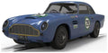 Scalextric 1:32 Scale Aston Martin DB5 - Blue / Yellow Historic GT Racing in Clear Box