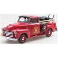 Esval 1:43 Scale GMC Series 100 5 Window Pickup Shell Oil Delivery w/Oil Drums Red 1952