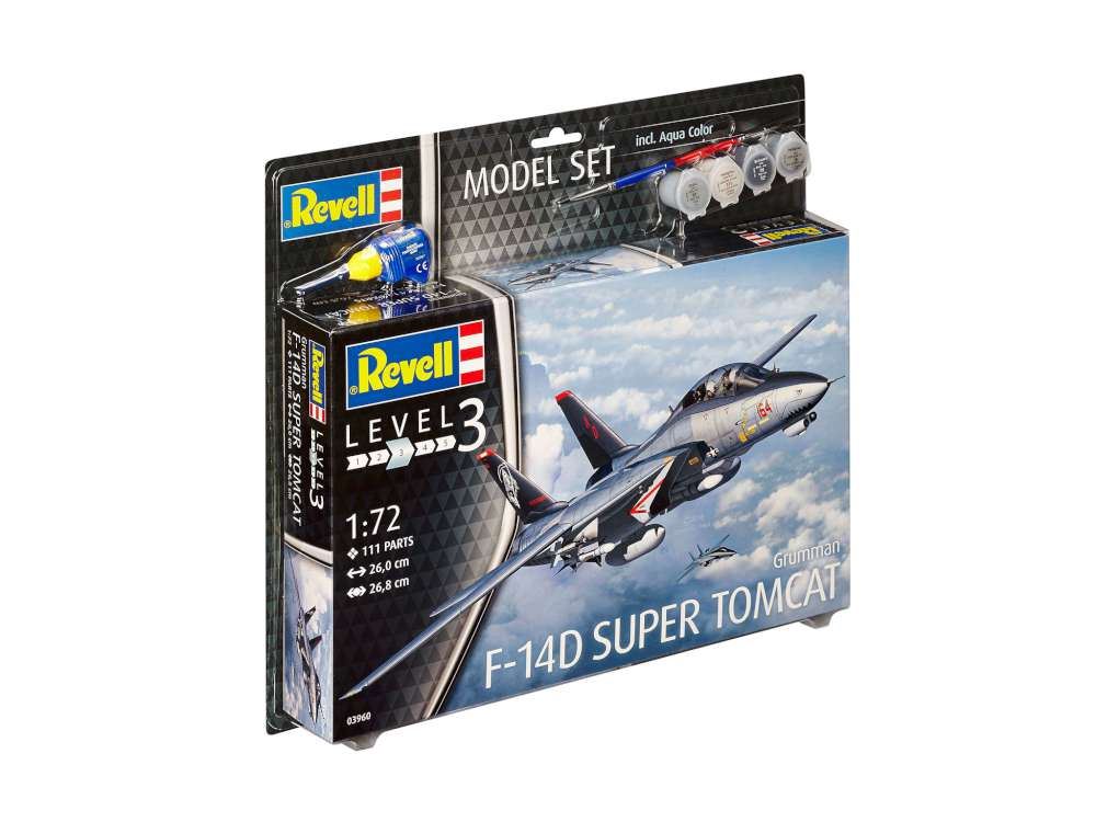 Revell 1:72 Scale F-14D Super Tomcat 'Model Set'
