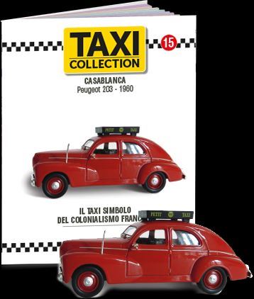 Atlas Editions 1:43 Scale Peugeot 203 - Casablanca 1960 Taxi of the world - Centauria