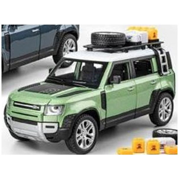 QY Toys 1:24 Scale Land Rover Defender Outdoor Edition Green