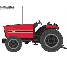 Greenlight 1:64 Scale Row Crop Tractor 4-Wheel Drive (4WD) Red and Black 1981