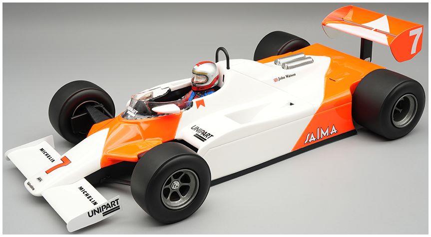 Tecnomodel  1:18th Scale McLaren MP4/1B 1982 Monaco GP #7 John Watson w/Driver