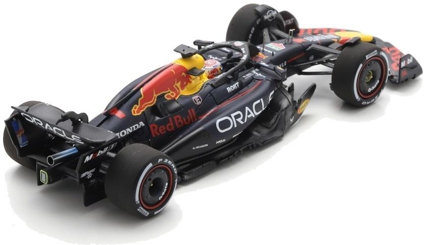 Spark 1:43rd Scale Red Bull Oracle Racing RB21 #1 Winner Abu Dhabi GP 2025 Max Verstappen w/Pit Board