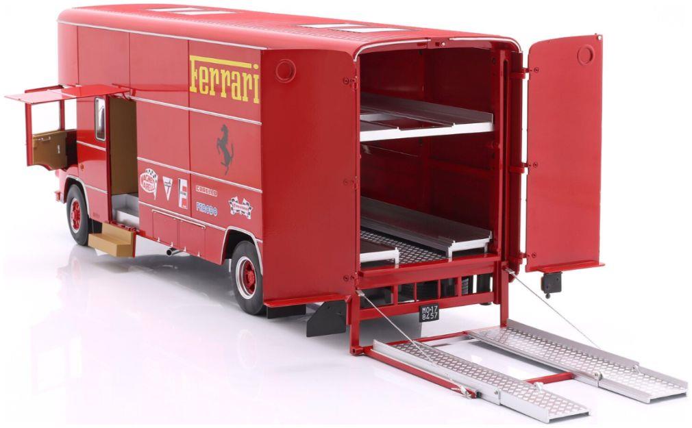 IXO Werk83 1:18th Scale OM Fiat 150 Rolfo Scuderia Ferrari Race Car Transporter of The 70s 24h Le Mans