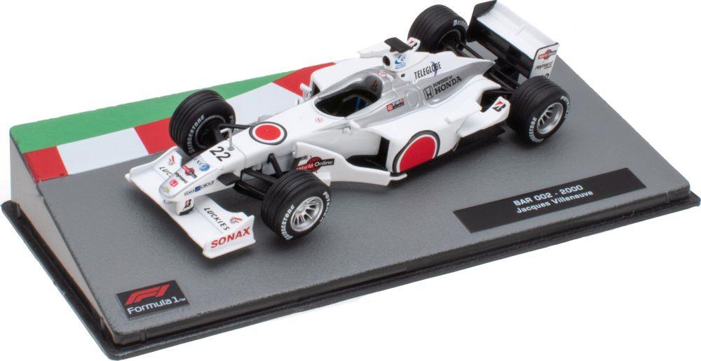 Atlas Editions 1:43 Scale Bar 002 2000 - Jacques Villeneuve Cased - F1 Collection