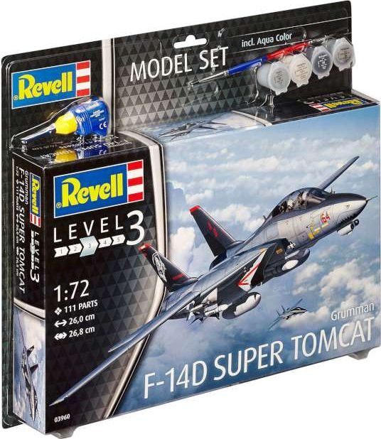 Revell 1:72 Scale F-14D Super Tomcat 'Model Set'