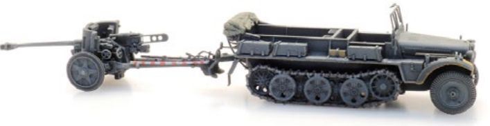 Artitec 1:87 Scale Sd.Kfz. 10 + PAK 38 Grey WM ready 1:87