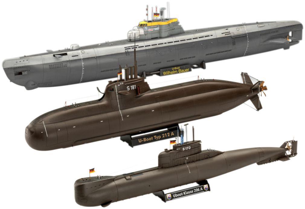 Revell 1:144 Scale 70 Years Bundeswehr Wilhelm Bauer Type 206A Class2