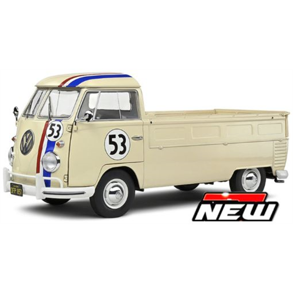 Cararama 1:43 Scale VW T1 Pick Up #53 'Herbie' 1950