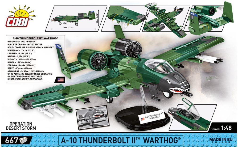 Cobi  N/A Scale A10 Thunderbolt II Armed Forces (650 pcs)