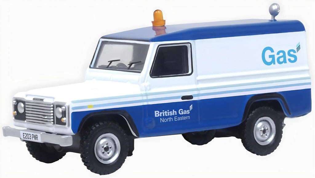 Oxford Diecast 1:76 Scale Land Rover Defender LWB St. Wagon British Gas