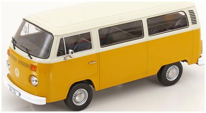 KK Scale 1:18th Scale VW T2b Bus 1972 Yellow/White