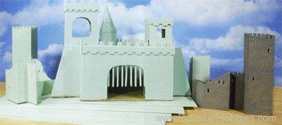 Heki Scenery HO/TT/N/Z Scale Construction set 4 plates, 3 mm, 60x30 cm