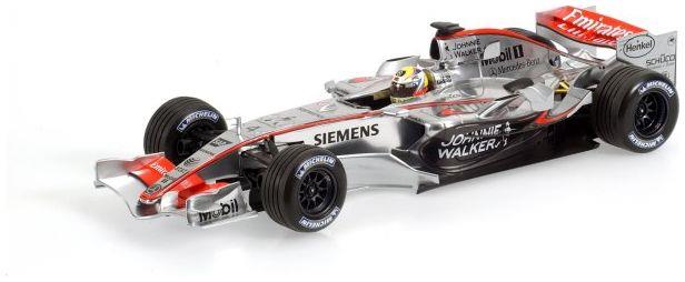 Minichamps 1:18 Scale McLaren Mercedes MP4/21 Juan Pablo Montoya 2006
