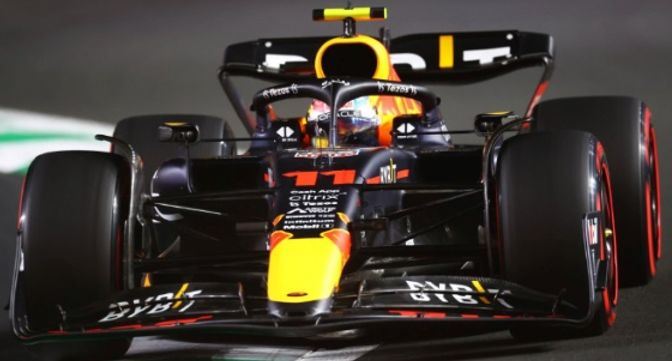 Spark 1:18 Scale Oracle Red Bull Racing RB18 #11 Saudi Arabian GP 2022 1st Pole Position Perez
