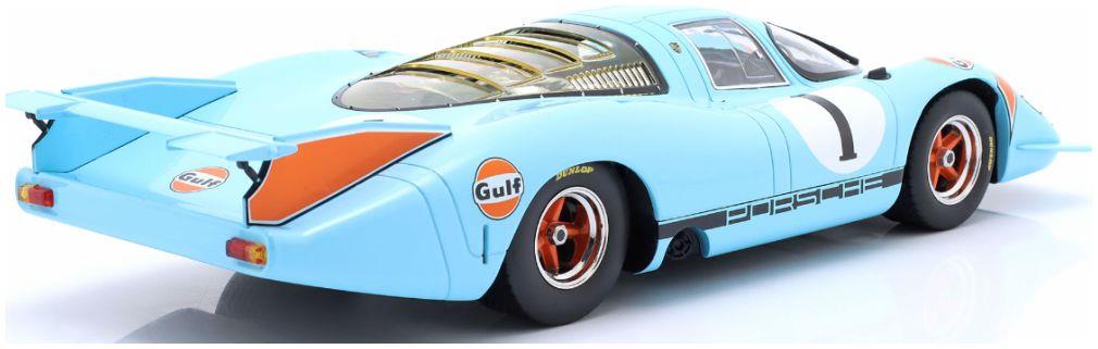 IXO 1:18 Scale Porsche 917 LH Gulf #1 Presse Version 1969