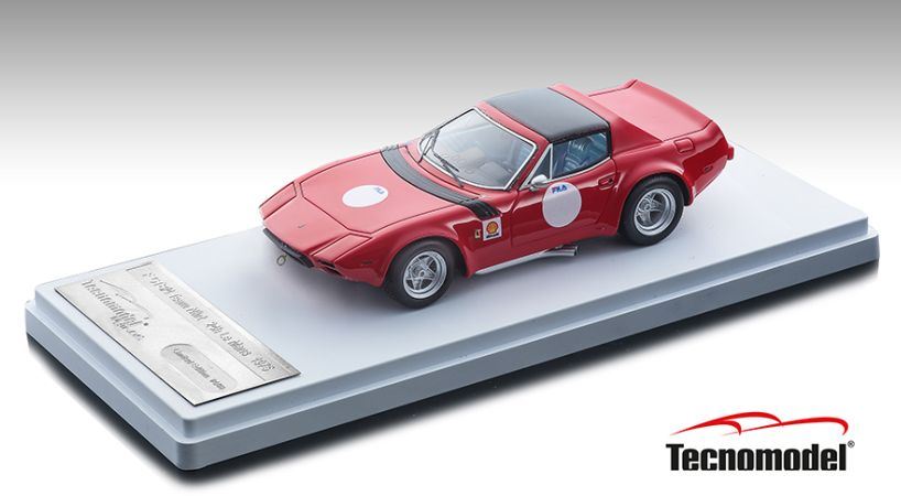 Tecnomodels� 1:43 Scale Ferrari GTB/4 Michelotti Press Version Red w/Black Roof 1975