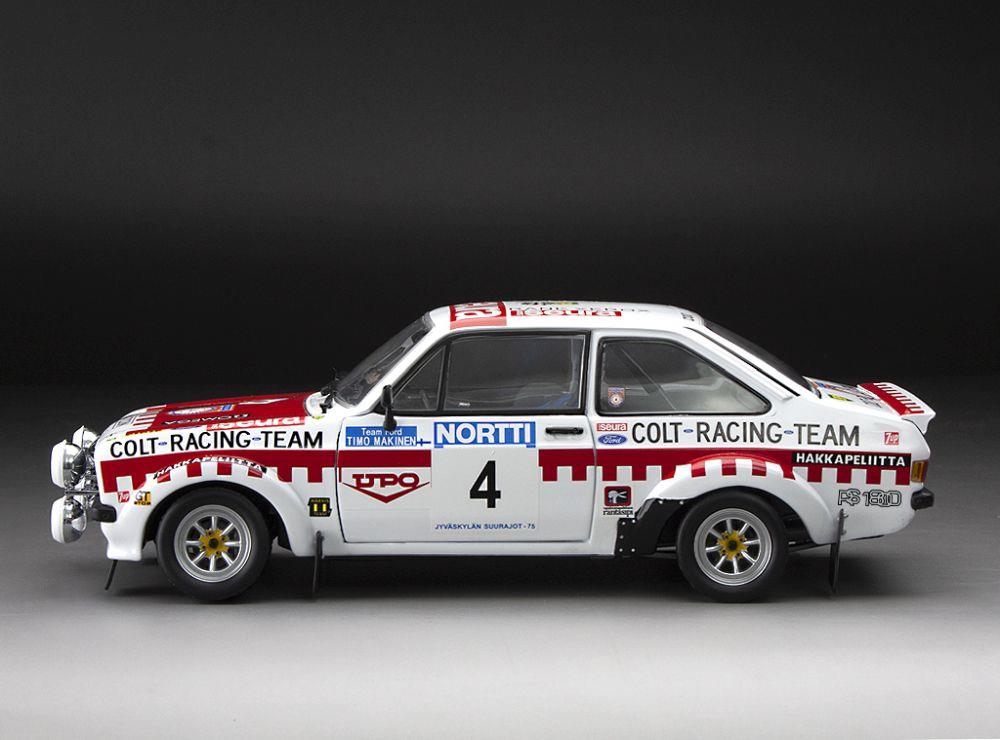 Sunstar 1:18 Scale Ford Escort RS1800 #4 T.Makinen/H.Liddon 3rd 1975 1000 Lakes Rally (Limited 996pcs)