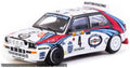Tarmac Models 1:64th Scale Lancia Delta HF Integrale Rally Monte Carlo 1992 #4 Auriol/Occelli
