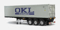 Tamiya 56377 1/14 R/C Kits 40ft Container 3A Semi-Trailer