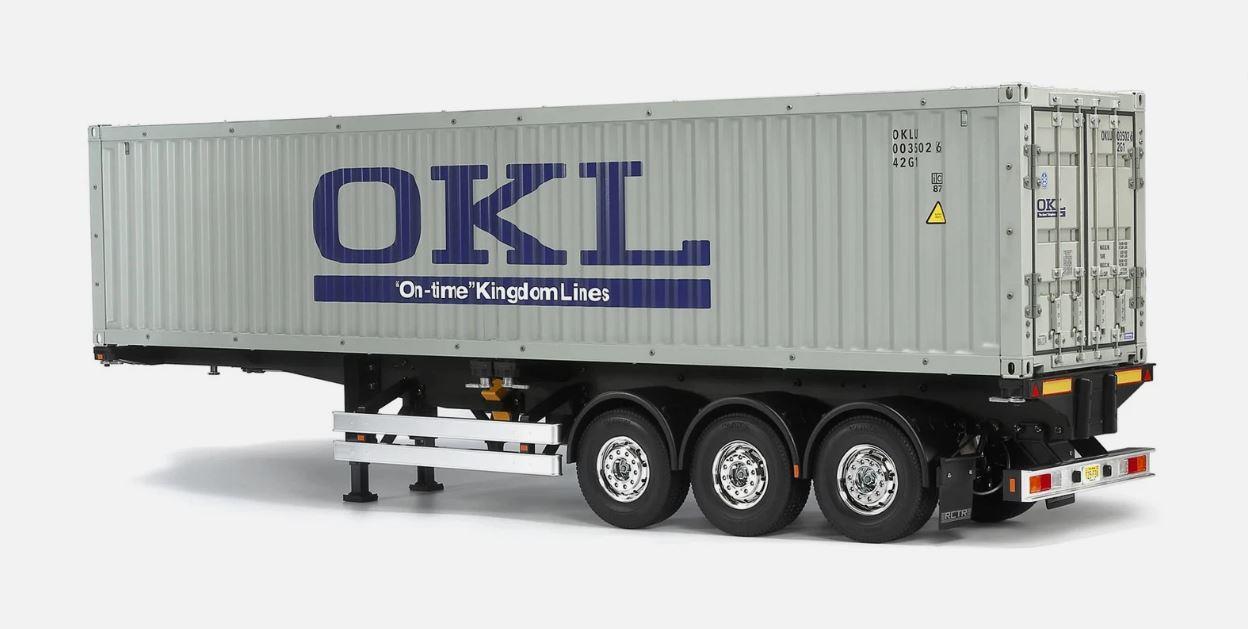 Tamiya 56377 1/14 R/C Kits 40ft Container 3A Semi-Trailer