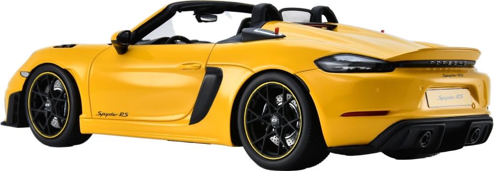 Spark 1:18th Scale Porsche 718 Spyder RS Speed Yellow 2023