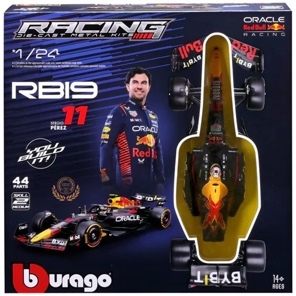 Burago 1:24 Scale Red Bull Racing RB19 F1 2023 Perez Kit