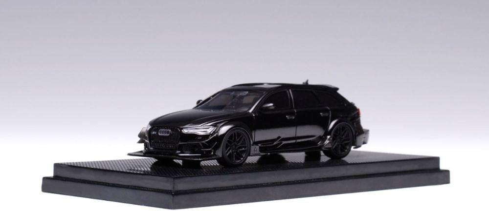 GLM 1:64 Scale DarwinPro Widebody RS6 Avant Race Black 2017