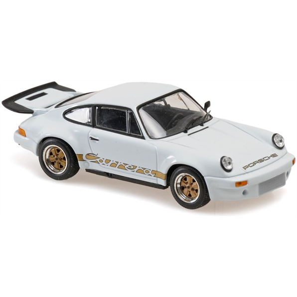 Minichamps 1:43 Scale Porsche 911 Carrera Rs 3.0 1974 - White / W. Red Decals