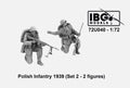 IBG Models 72U040 1/72 Scale Polish Infantry 1939 Set 2 & ; 2 Figure 3D