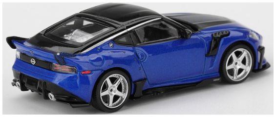 Truescale MiniGT 1:64th Scale Nissan Z Veilside FFZ400 Seiran Blue (LHD) Blister Packaging