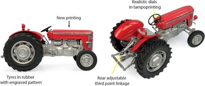 Universal Hobbies 1:32 Scale Massey Ferguson 65 Mk II (1961)