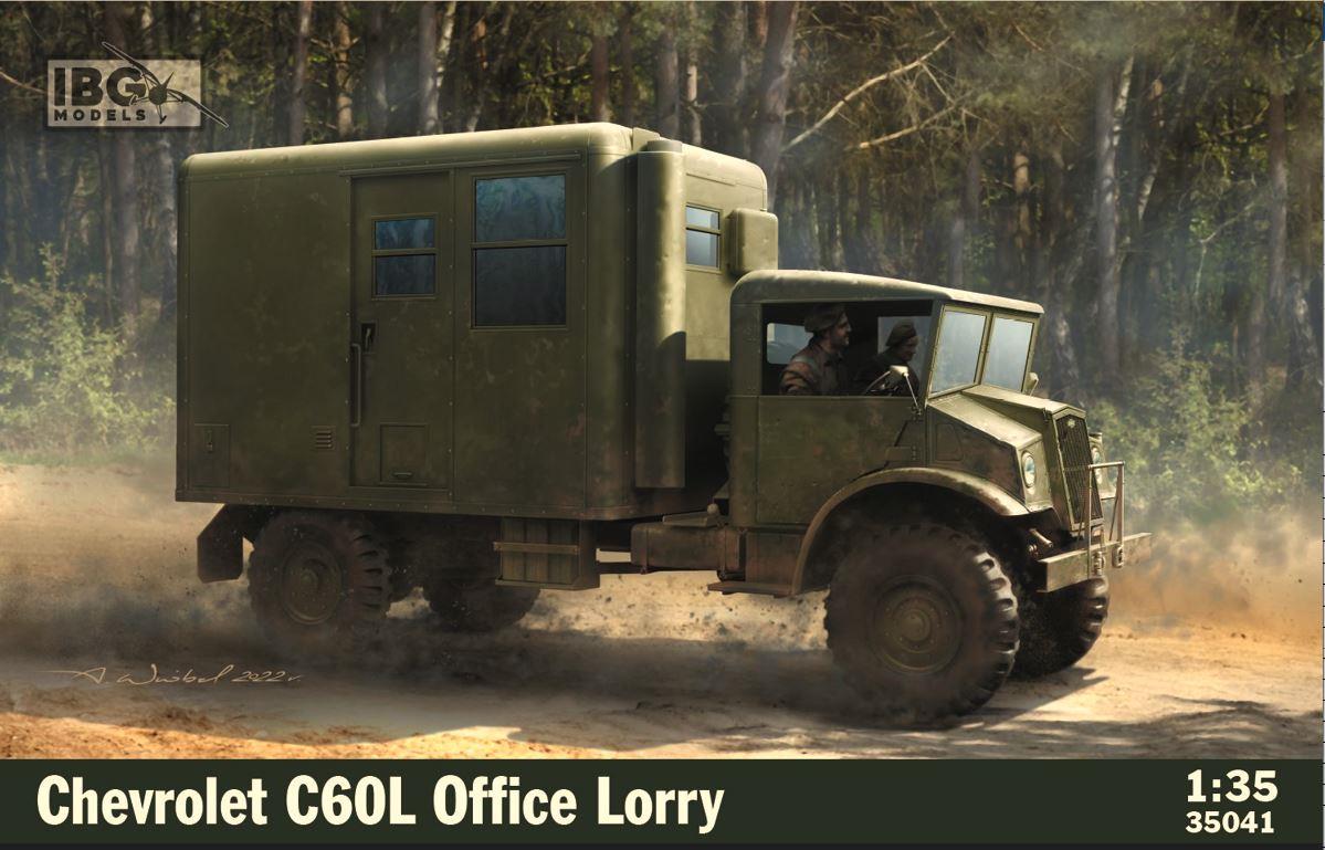 IBG 35041 1/35 Scale Chevrolet C60L Office Lorry Model Kit
